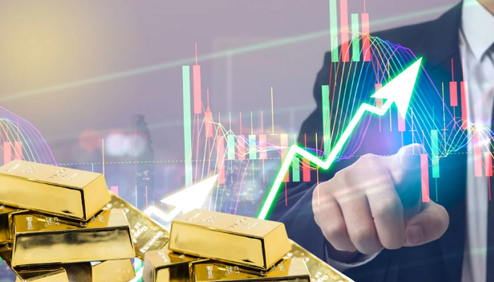 إرتفاع العقود الآجلة للذهب خلال الدورة الآسيوية يوم بظل تراجع مؤشرالدولار